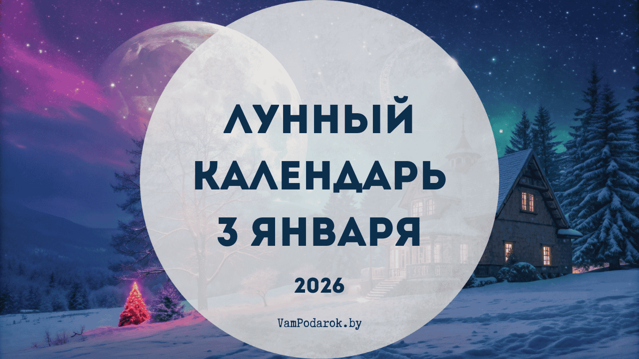 Лунный календарь на 3 января 2026 года