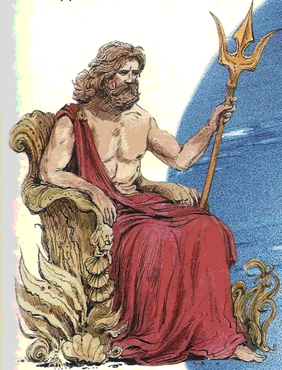 Царь посейдон. Бог Посейдон мифология Греции. Нептун мифология Бог. Посейдон (мифология). Посейдон (мифология) древнегреческие боги.