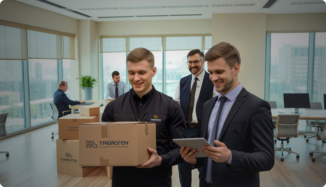 Доставка груза в новый офис после переезда