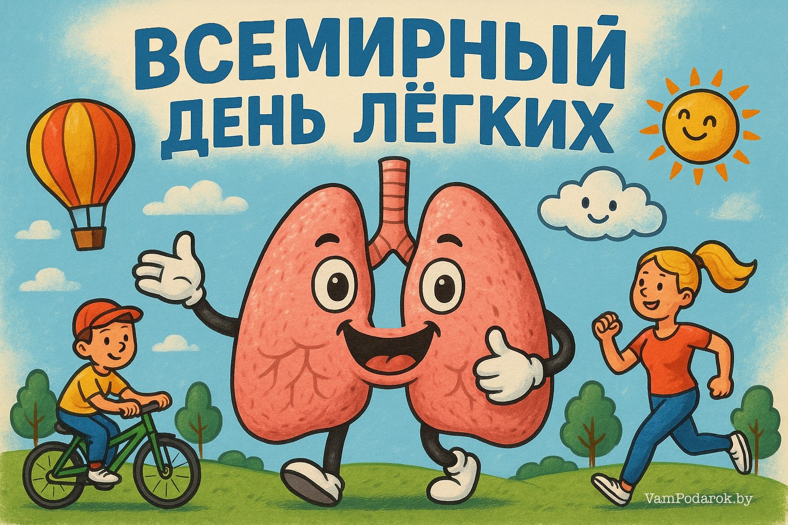 Всемирный день лёгких – иллюстрация