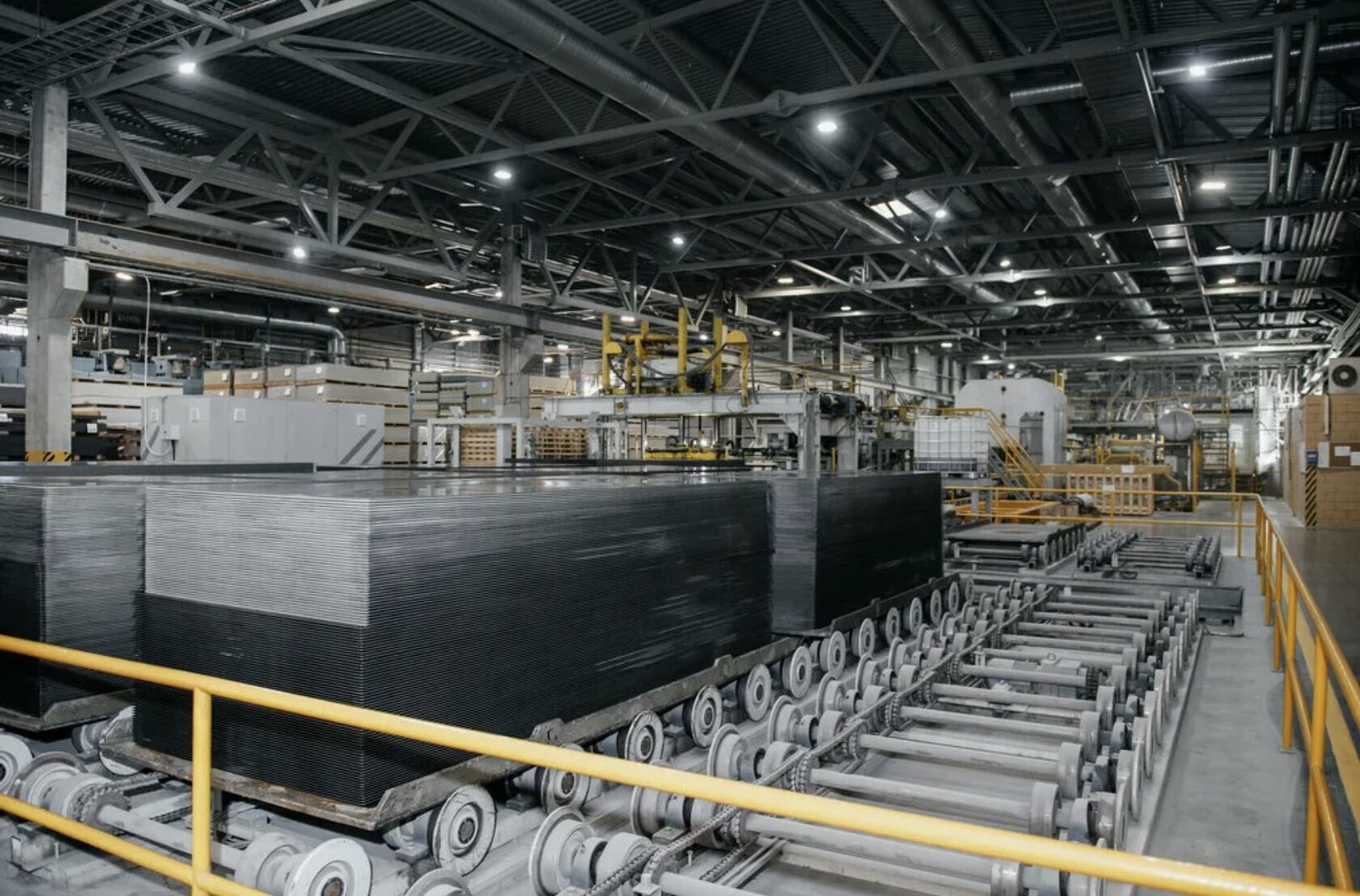 Производство фасадных панелей из фиброцемента