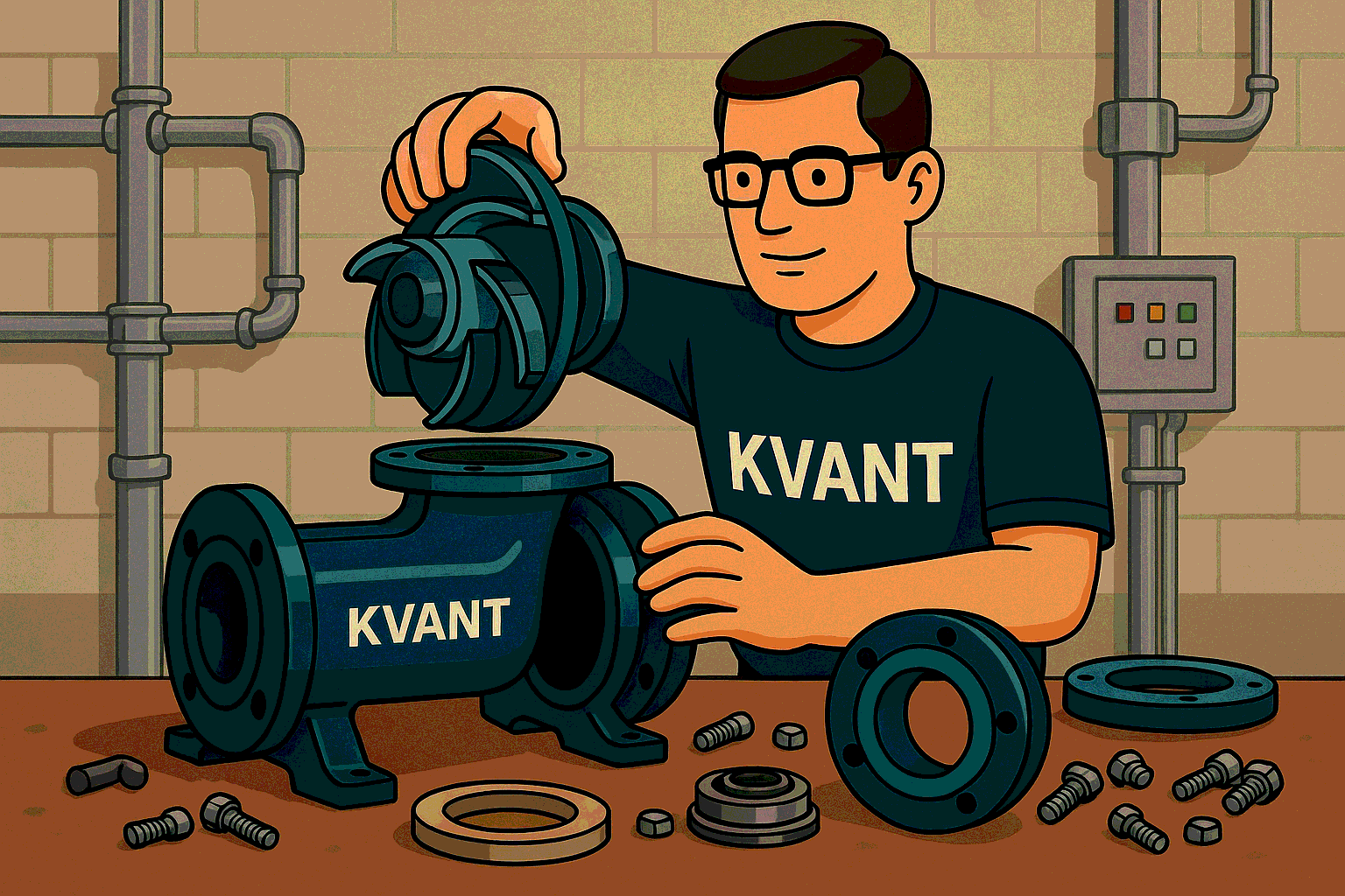 Сборка насоса KH(T)