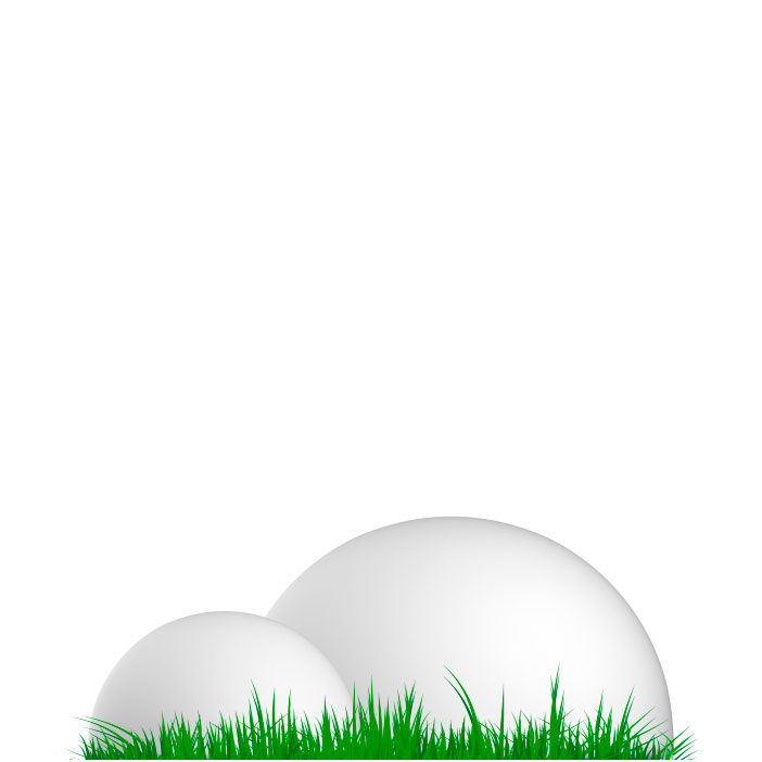 Ландшафтные полусферы размером 50,80 см