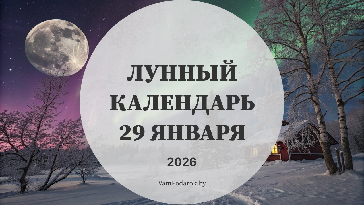 Лунный календарь на 29 января 2026 года