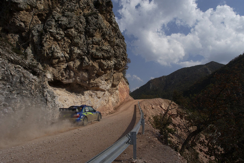 Петтер Сольберг и Фил Миллз, Subaru Impreza S10 WRC '04 (OT53 SRT), ралли Мексика 2004