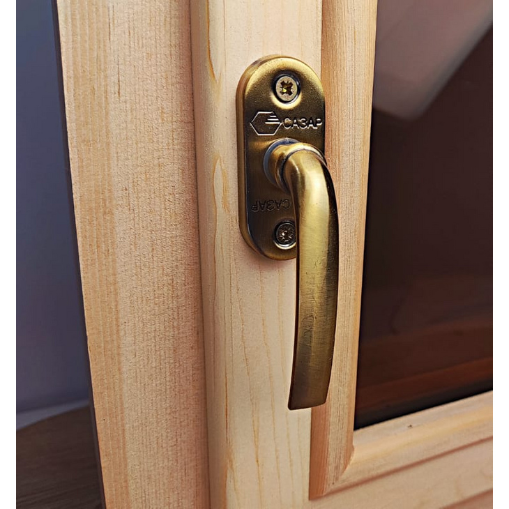 кедровое окно для бани ручка