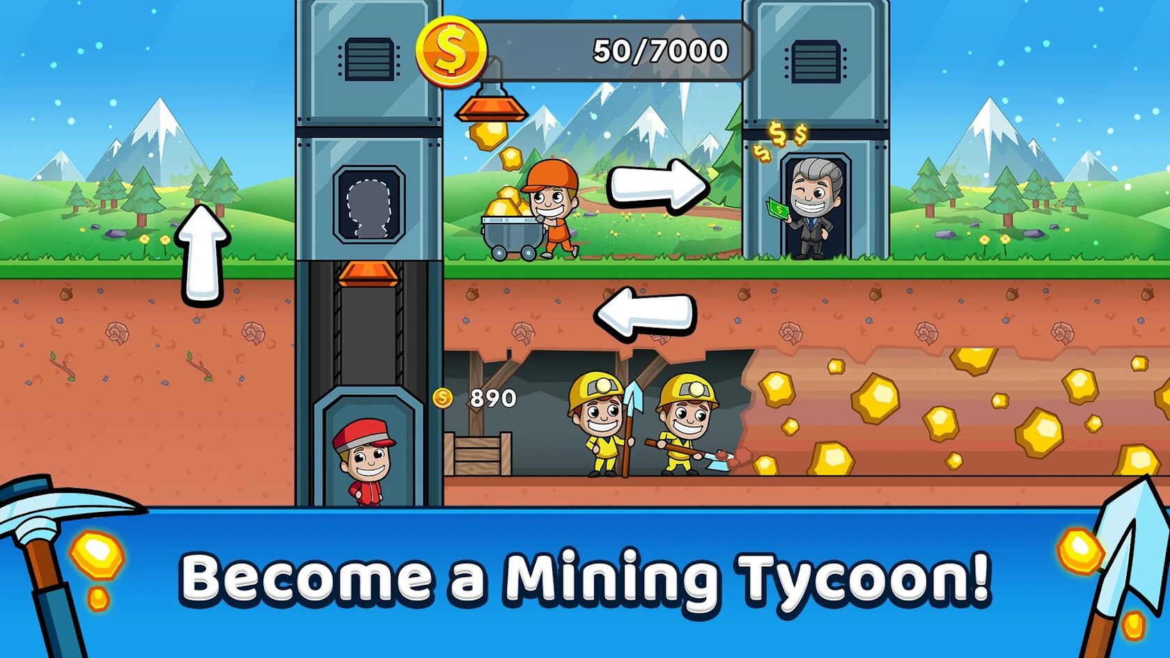 Превью игры Idle Miner Tycoon
