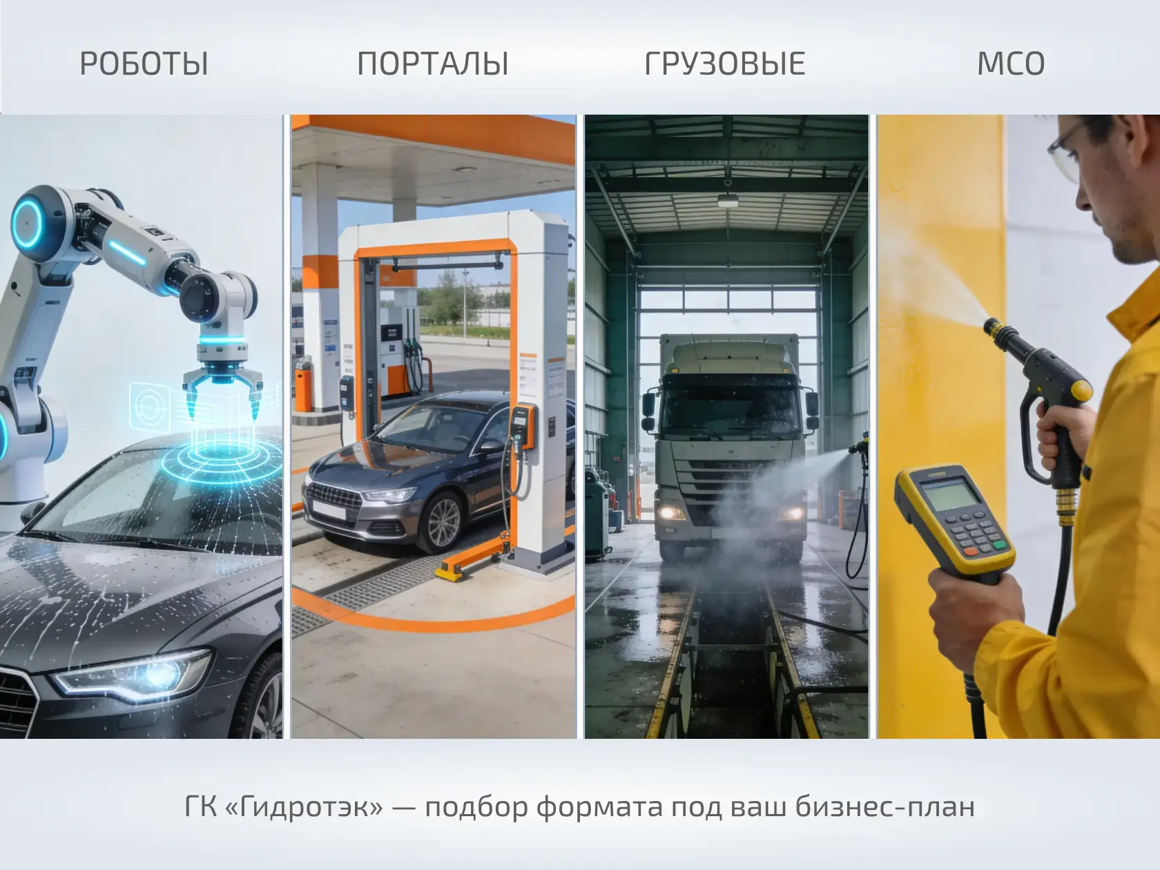 Выбор формата автомойки и оборудования