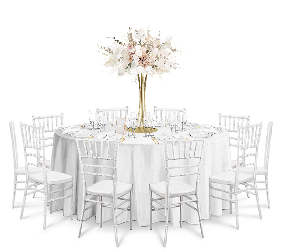 Оформление гостевого стола Киев