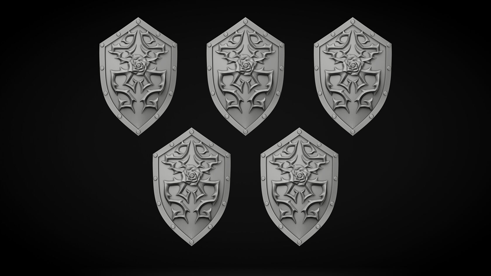 Rose Rim Style Shield Shields type Rose