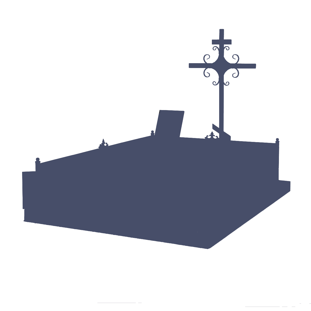 оградка на кладбище