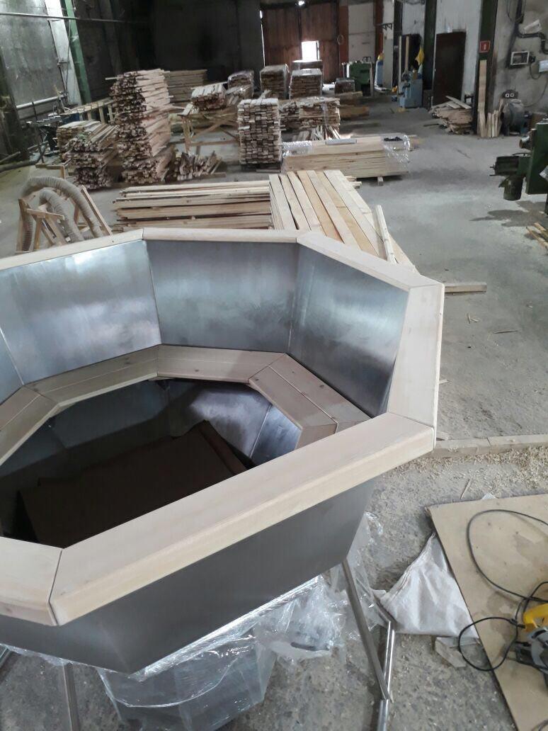 банный чан 6 граней. производители чанов. банный чан каркас. сибирский чан из нержавейки. банный чан монблан.