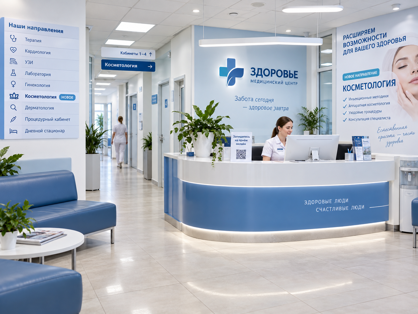 Действующая медицинская клиника с новым направлением косметологии