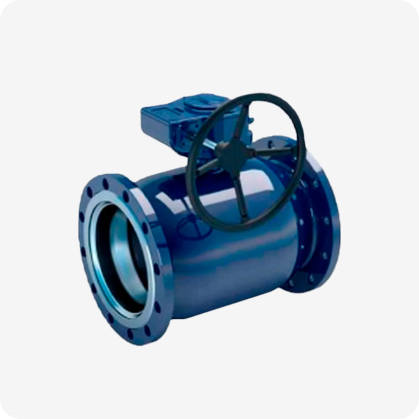 Краны шаровые Naval стальные фланцевые с редуктором