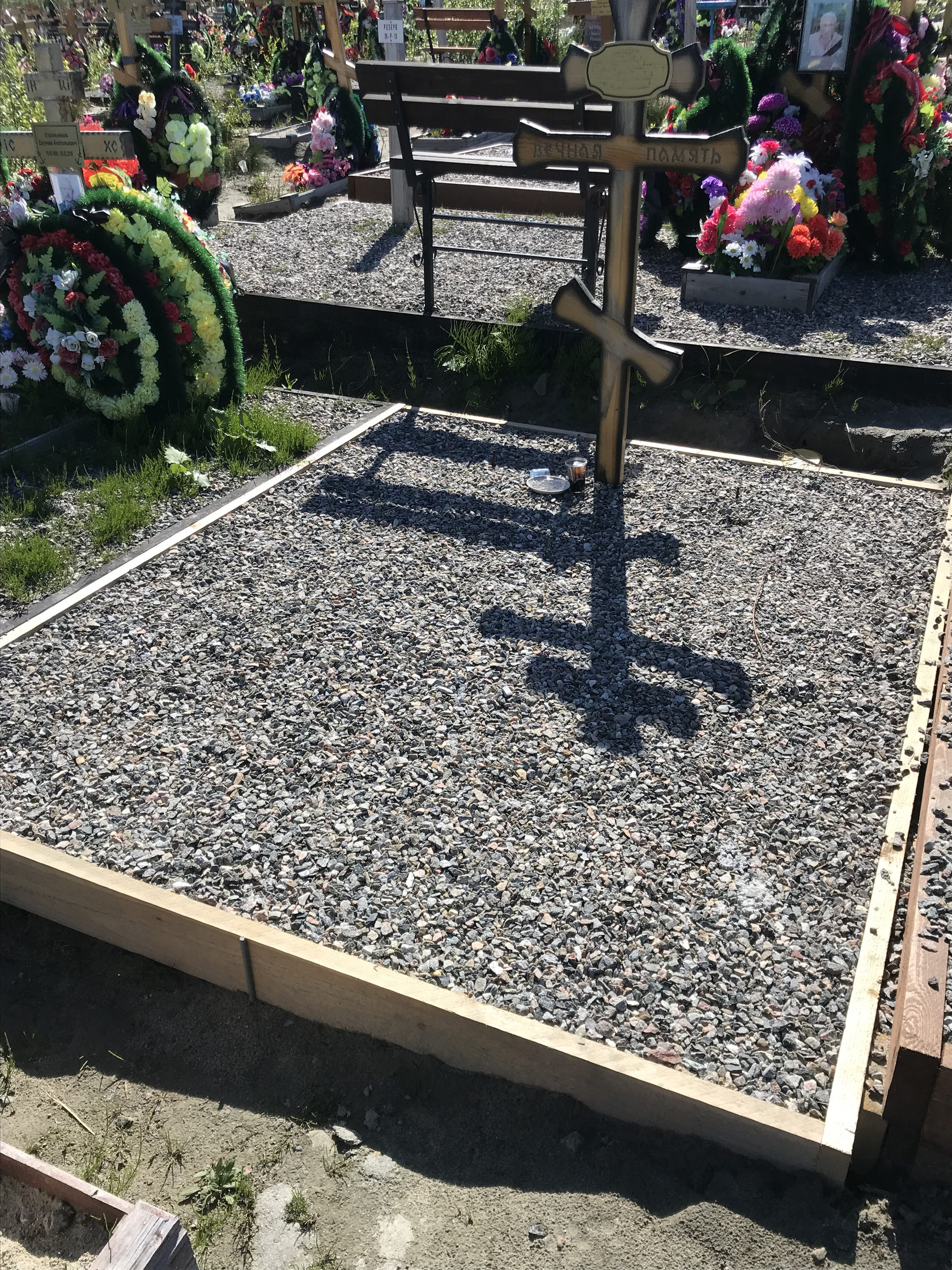 Кладбище Клещиха Новосибирск благоустройство могил