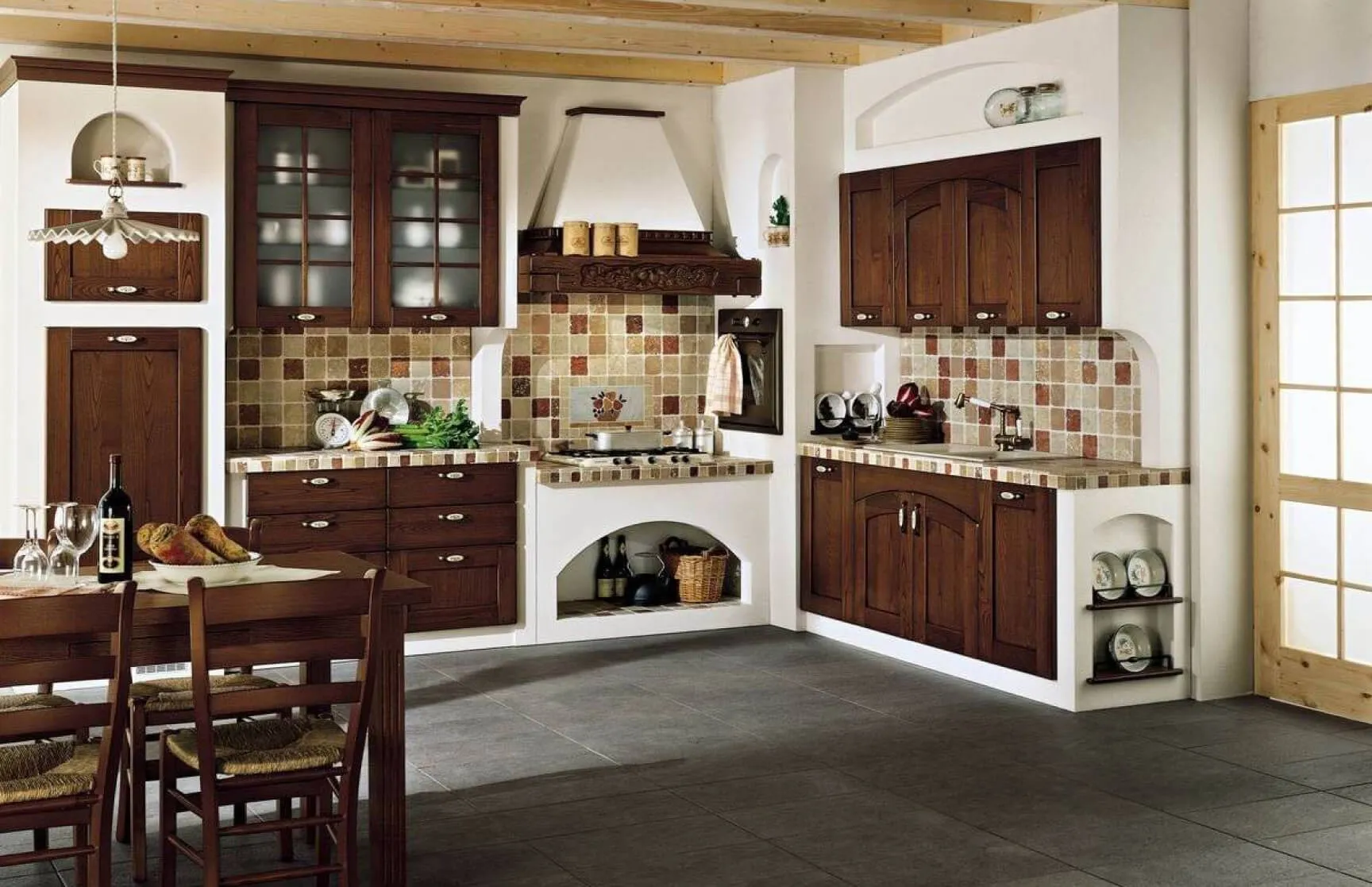 Кухня в стиле Кантри заказать в Москве