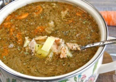 Приготовление ухи из головы и хвоста форели: шаг 8