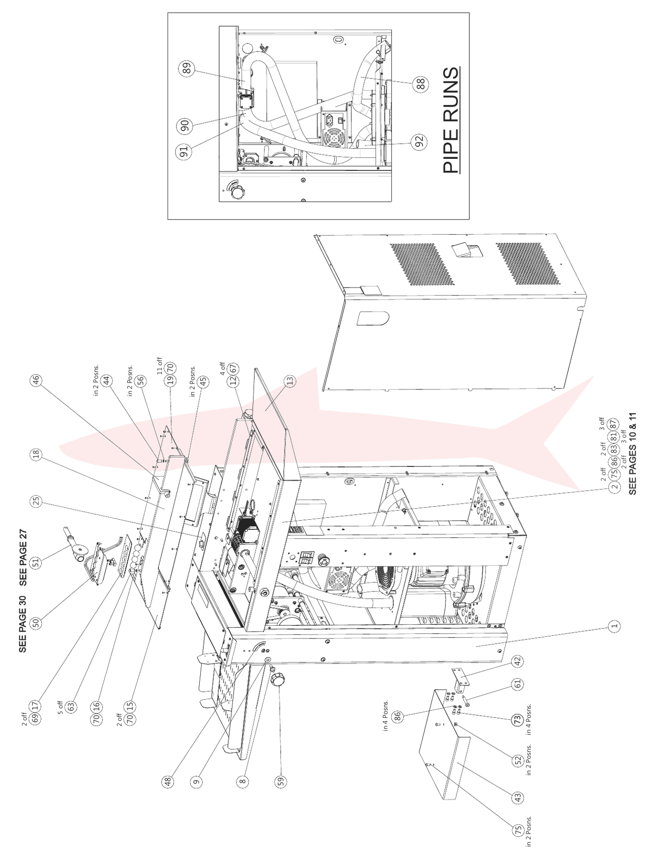 Morgana Documaster Pro 740823T Final Assembly — схема деталей, Вид 2