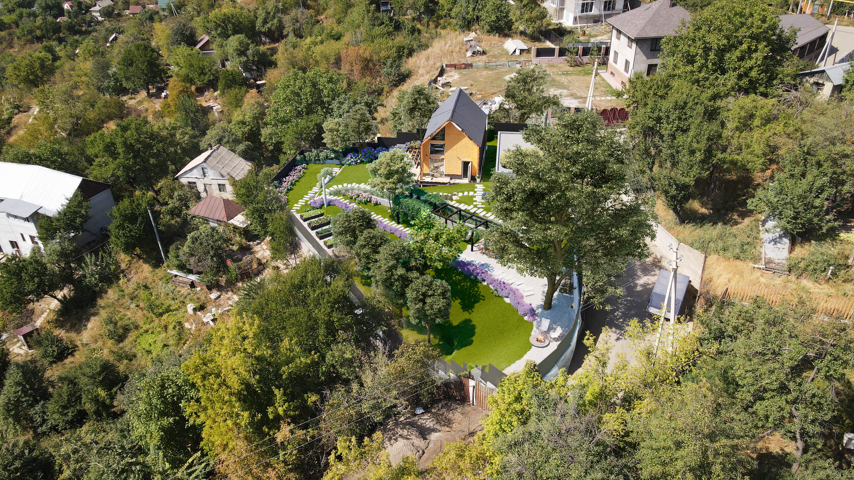 Barn House Landscape