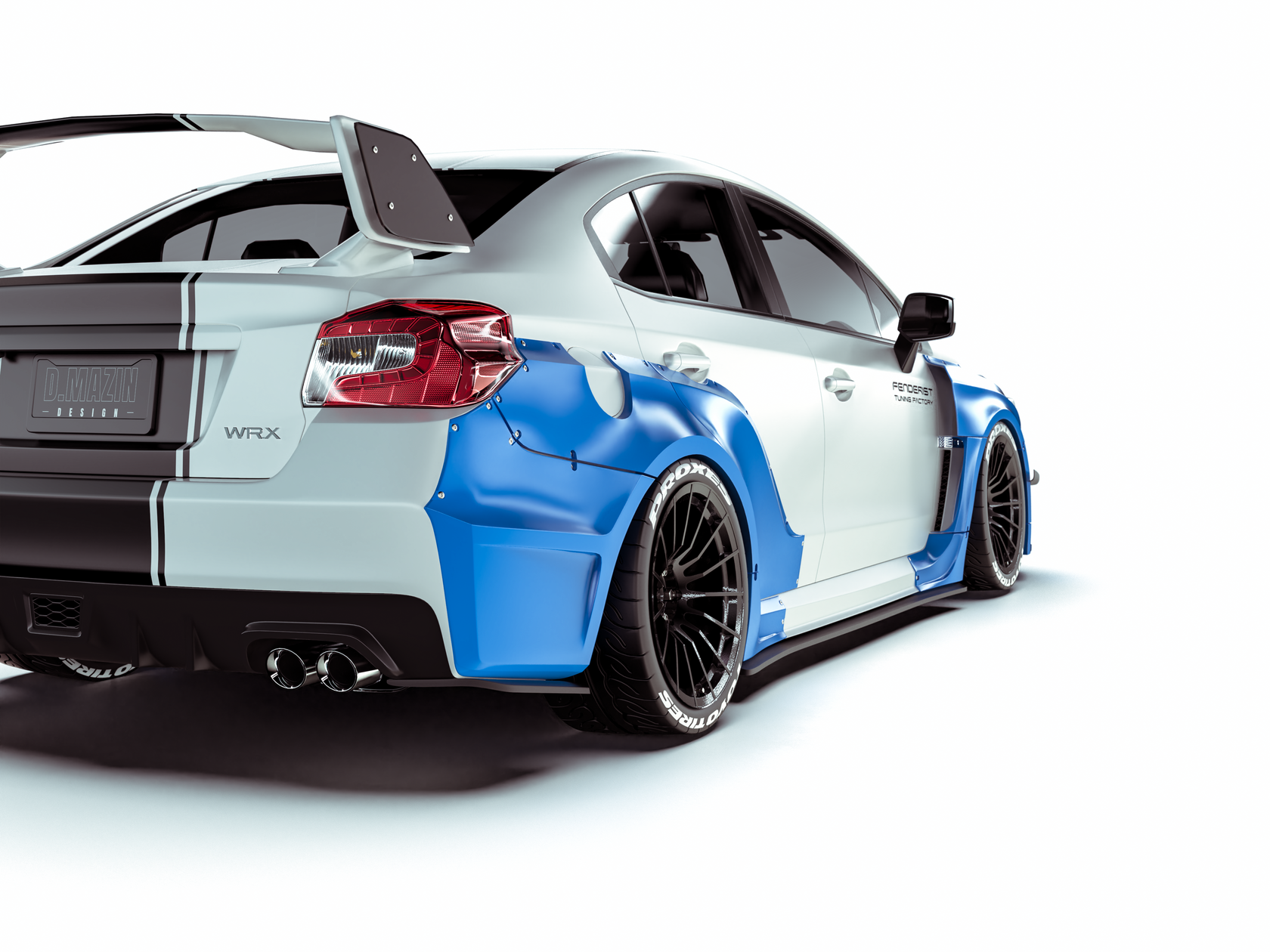 Full URBAN-R Ver 2 Kit / WIDE BODY KIT Subaru Impreza WRX STI 14-17