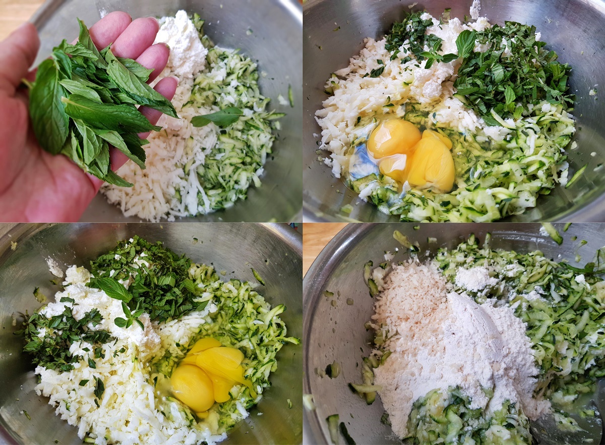 Рецепт - оладьи из кабачков с сыром. Блог Вкусный Израиль.