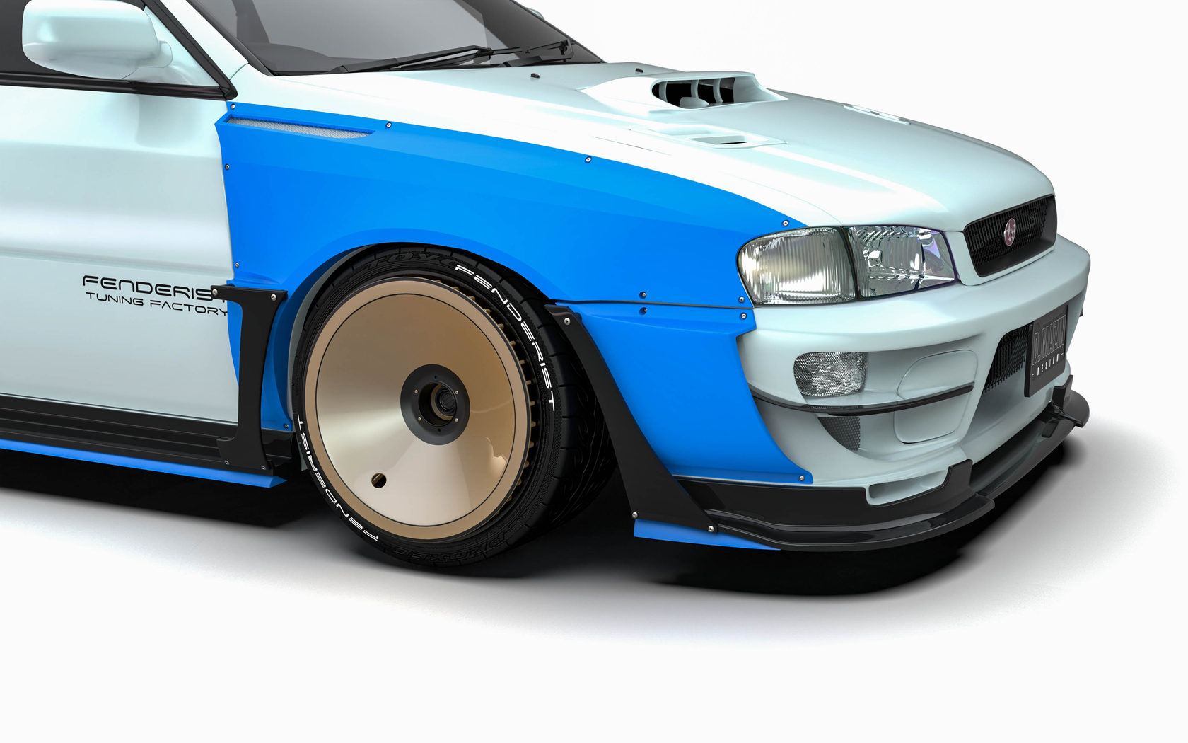 FRONT BUMPER CANNARD SUBARU IMPREZA 97-00