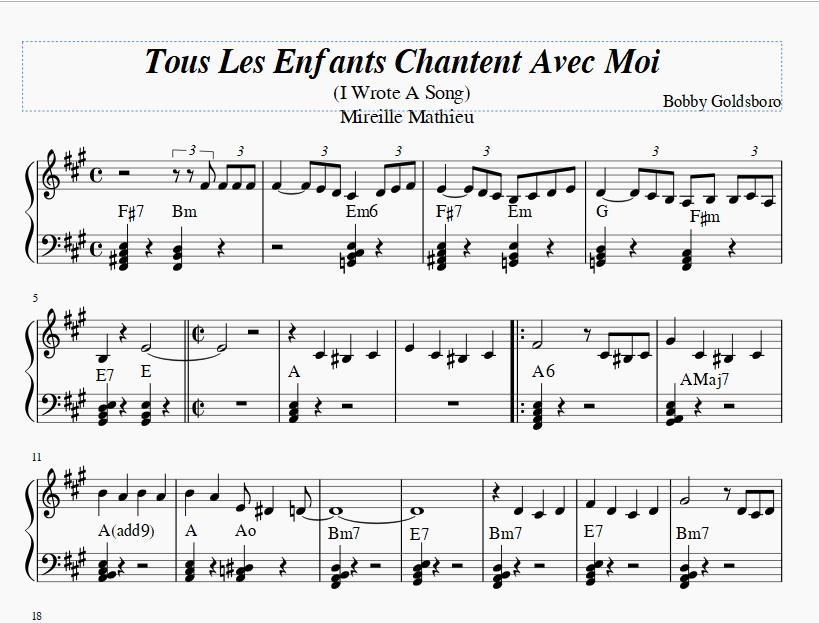  Tous Les Enfants Chantent Avec Moi