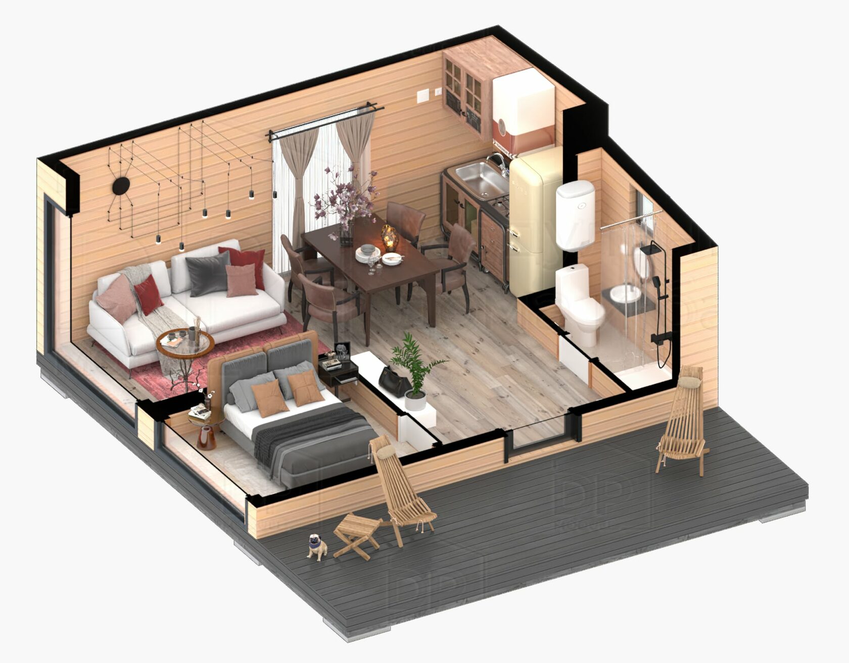 Северская модульные дома интерьер