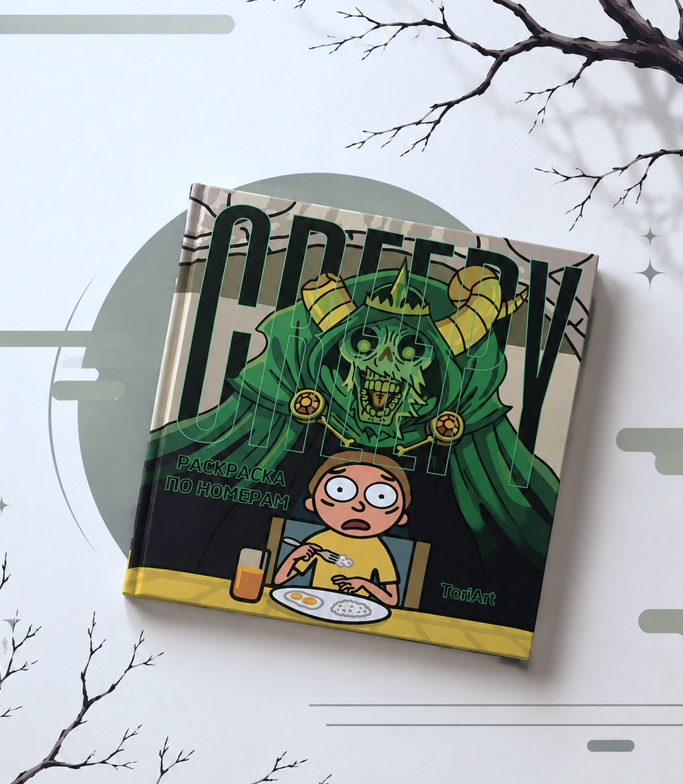 Раскраска по номерам аниме CREEPY от ToriArt