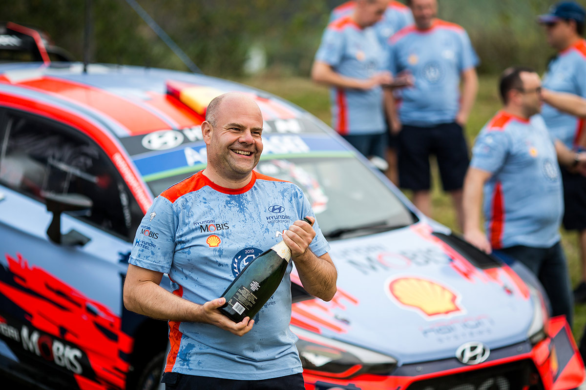 Руководитель Hyundai Motorsport Андреа Адамо, ралли Австралия 2019