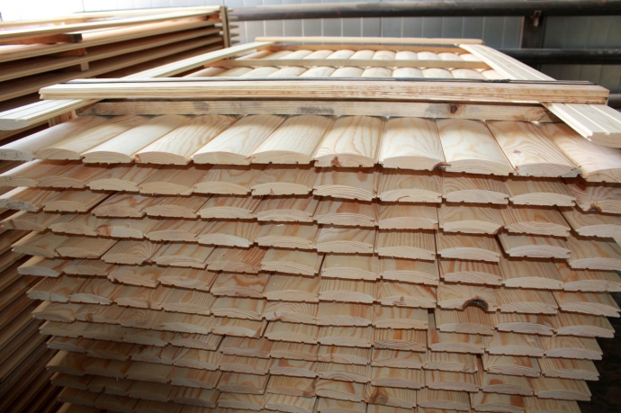 Купить блокхаус во Всеволожске дешево, цена на имитацию бревна ...