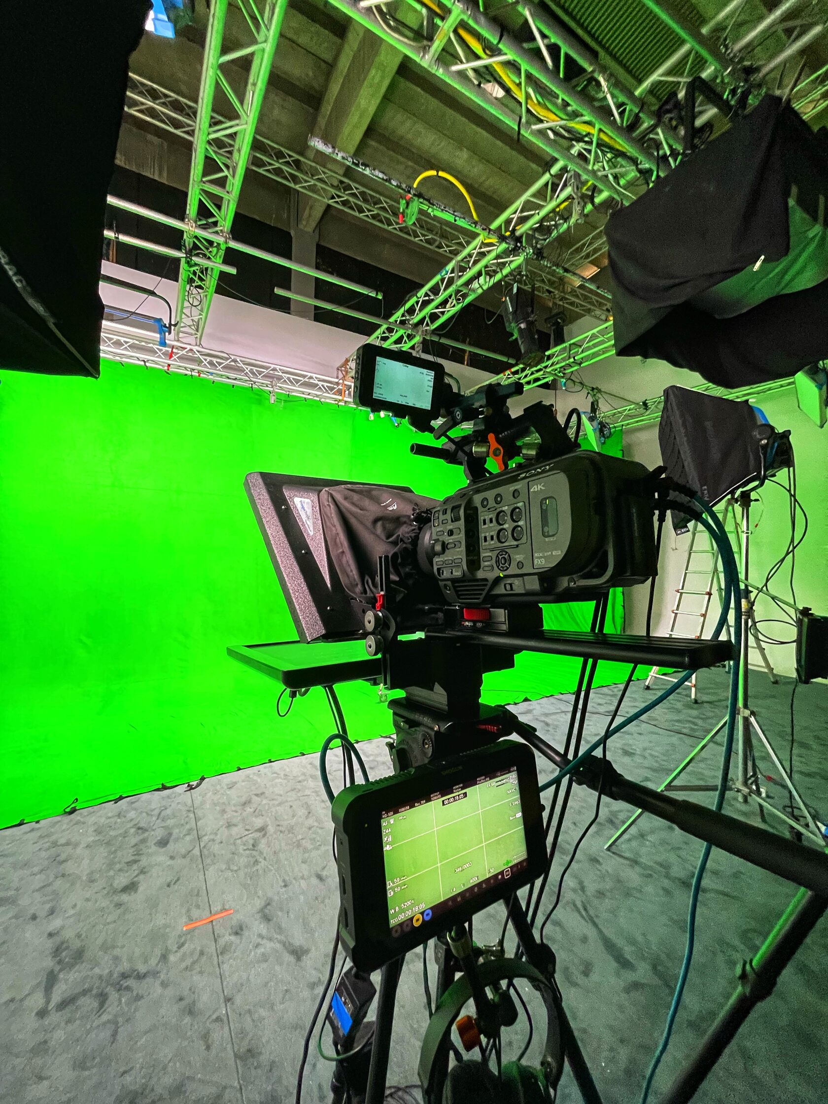 Green Screen Studio Video Production in Milan and Rome, Italy