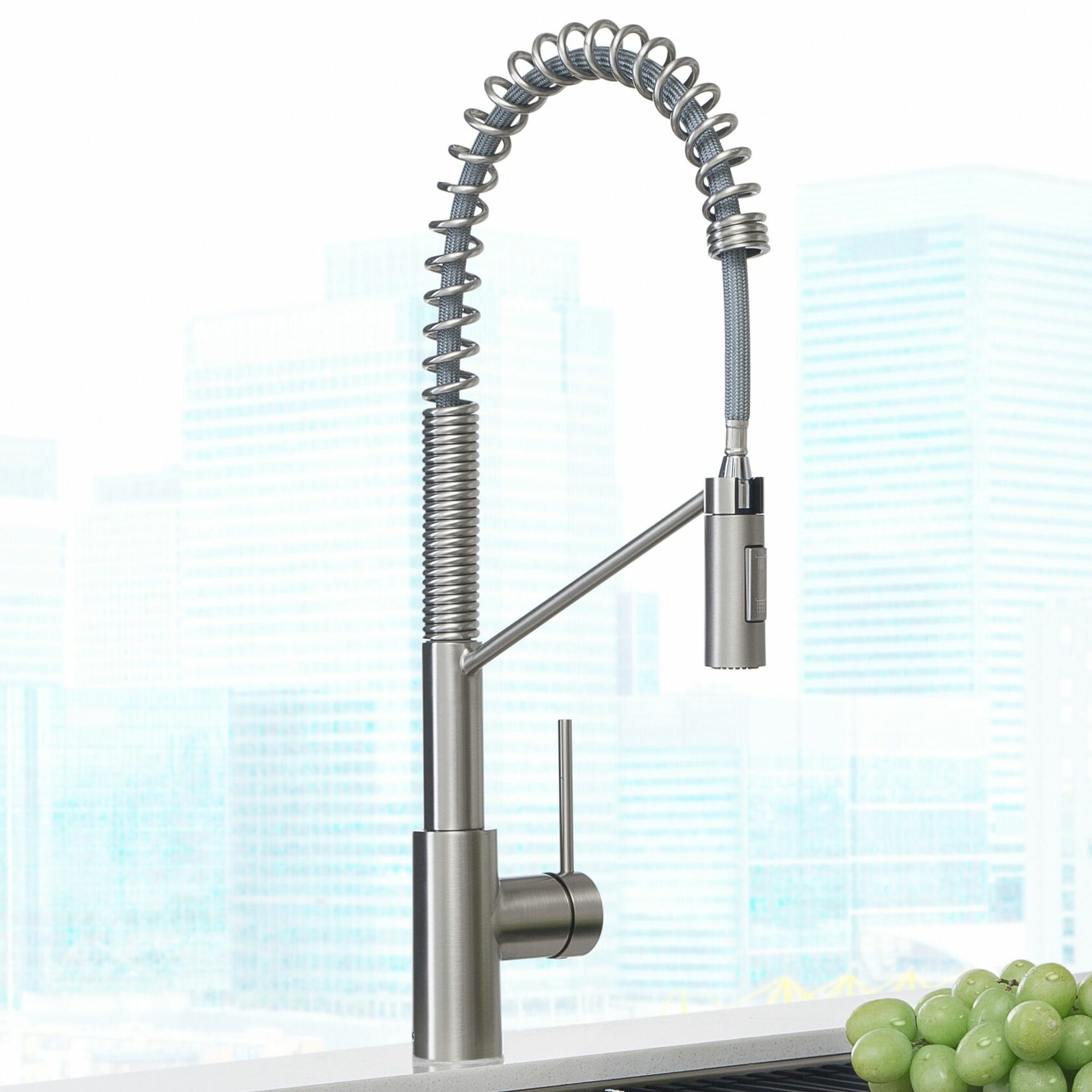 Кухонный смеситель Kraus KPF-2631SFS - изображение 3