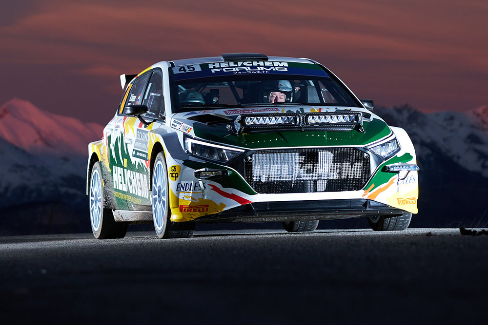 Хенк Воссен и Виллем Виссенберг, Hyundai i20 N Rally1, ралли Монте-Карло 2024