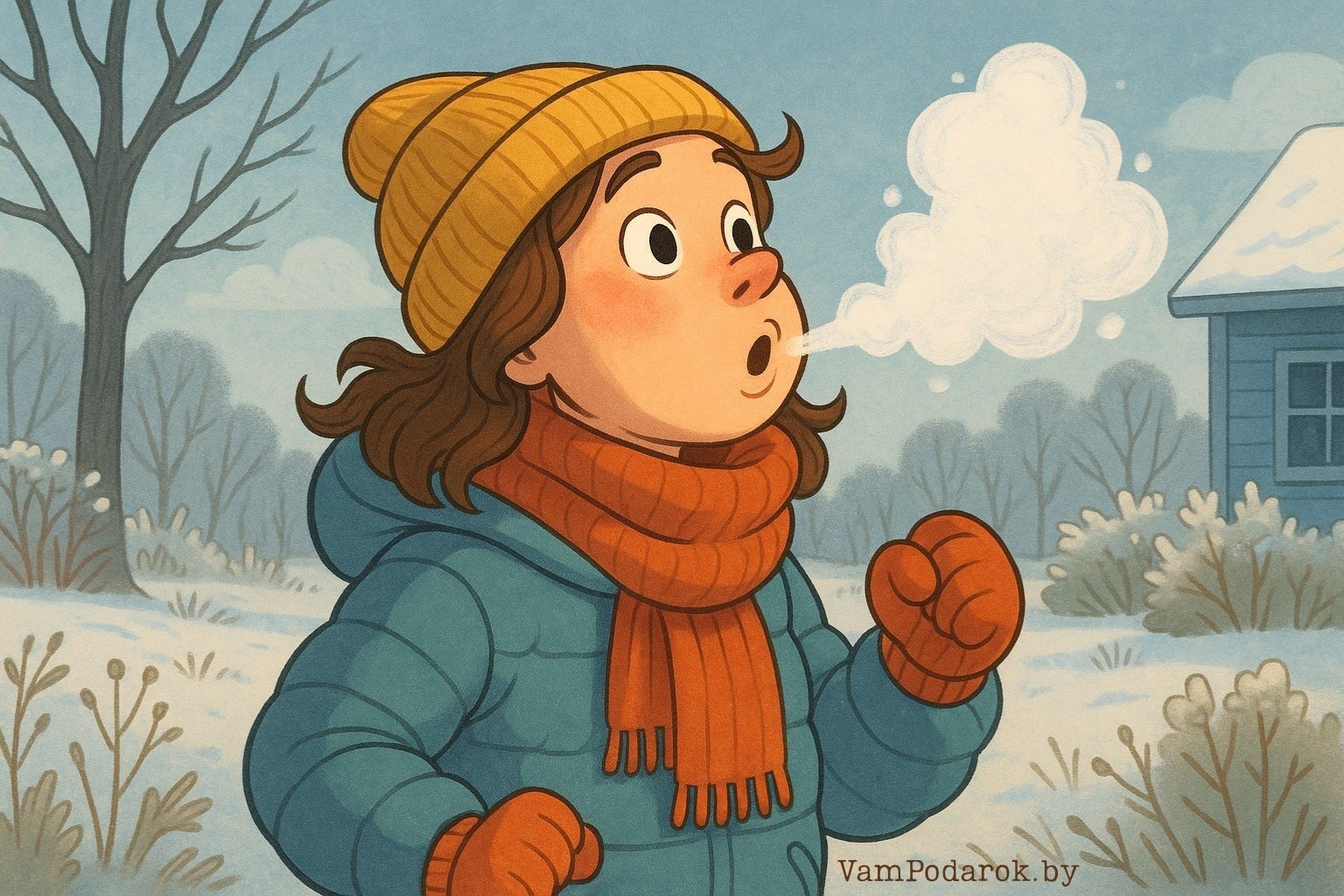 День видимого дыхания на холоде