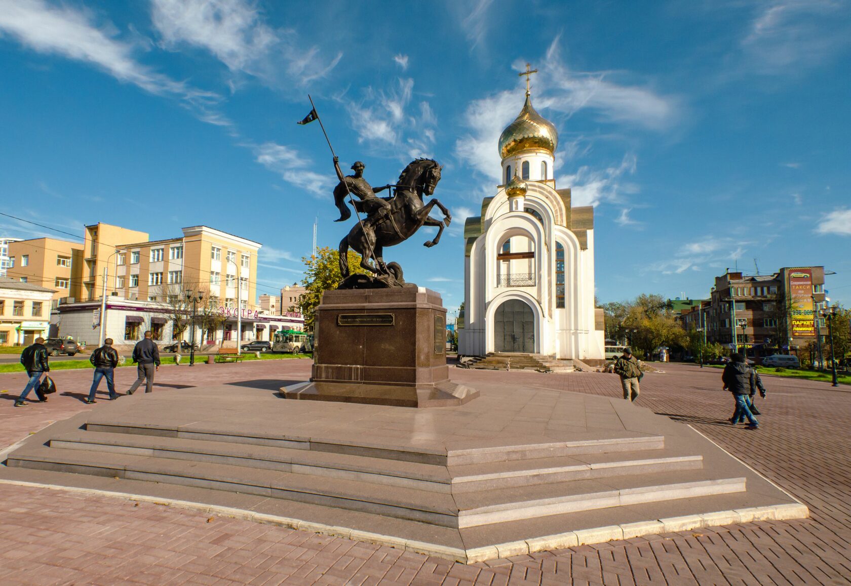 Центральная площадь города Иваново