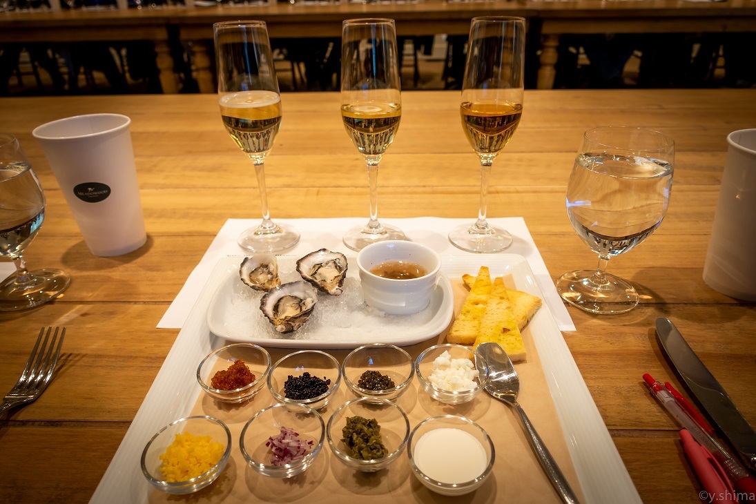 Trying out various styles of sparkling wine to match with each ingredient, spice, and food, etc.