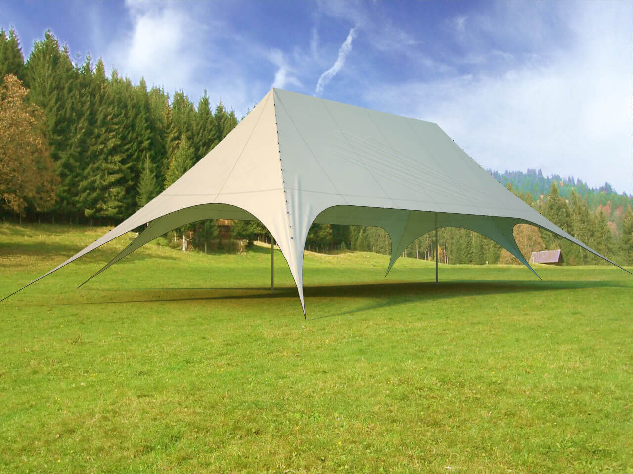 Тент-шатер Taumann Campus Tent комплектация