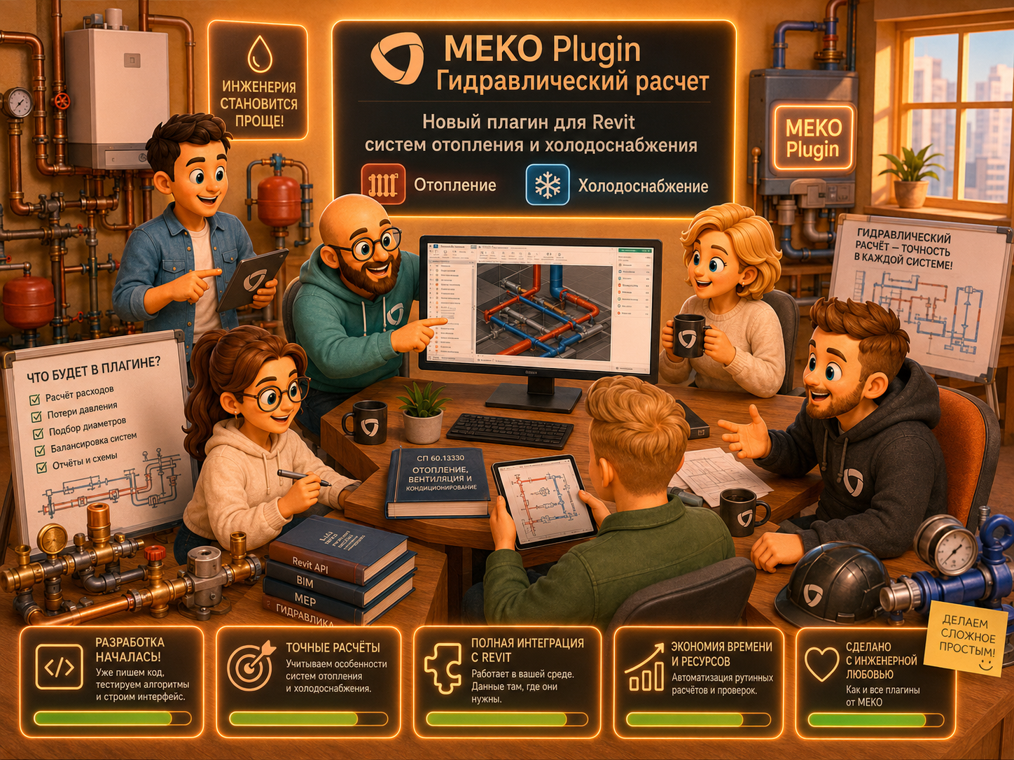 ревит плагин меко revit гидравлический расчет гидравлика