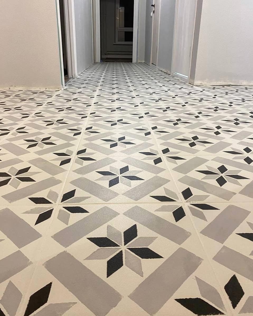 Как перекрасить плитку?