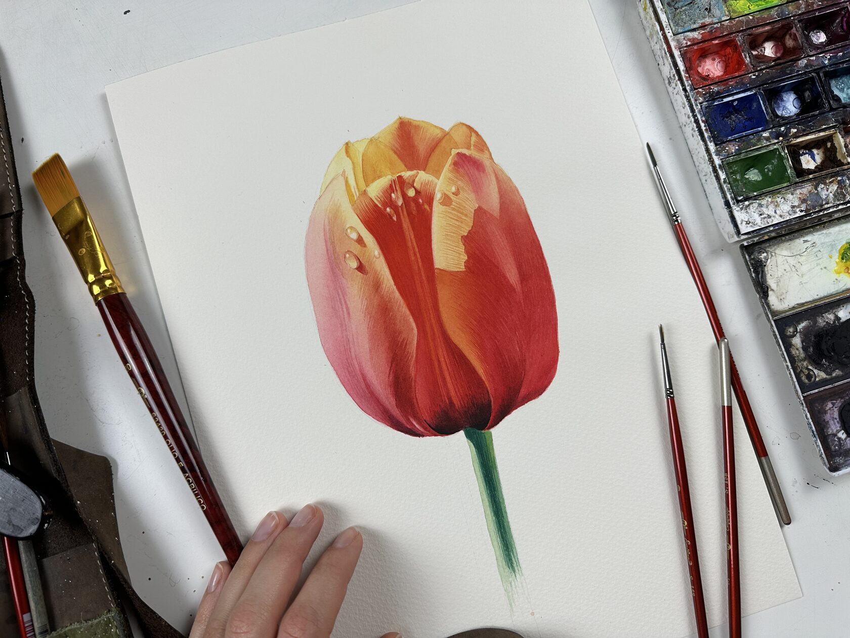 Мастер-класс рисование цветов