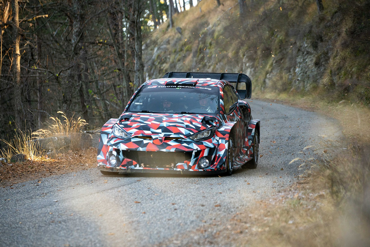Себастьен Ожье и Бенжамен Вейя, тесты Toyota GR Yaris Rally1