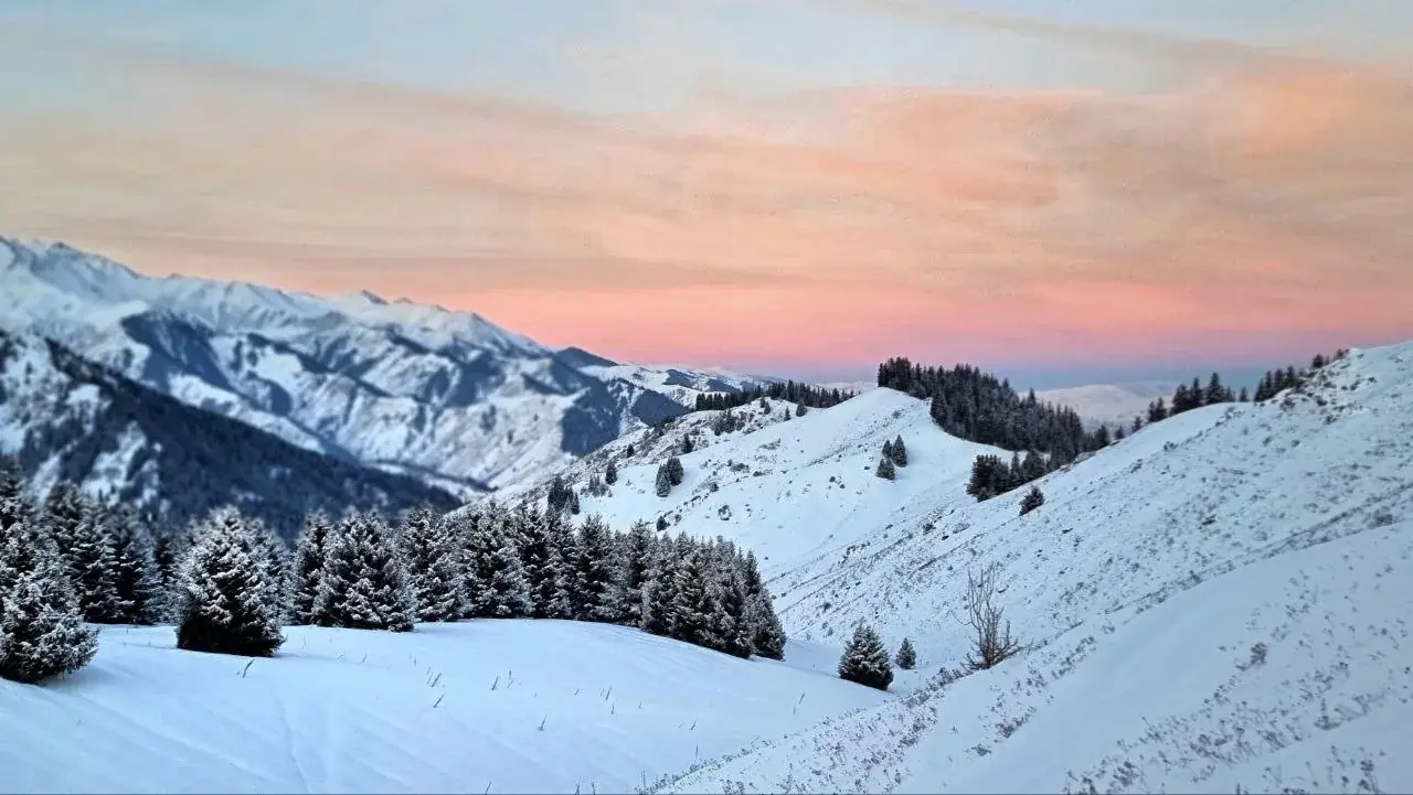 Кок-Жайляу зимой