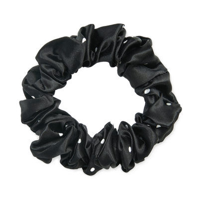 Шелковая резинка для волос, французский горох, белый