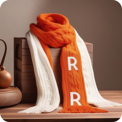 шарф с логотипом на заказ