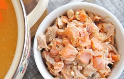 Приготовление ухи из головы и хвоста форели: шаг 7