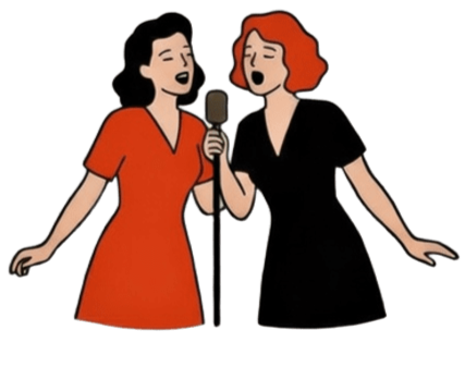 [Иллюстрация: дуэт]