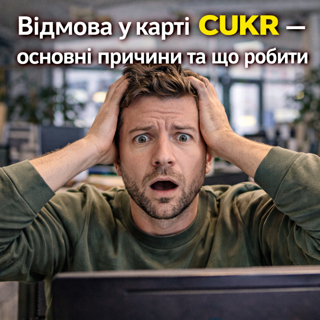 Відмова у карті CUKR — причини та що робити