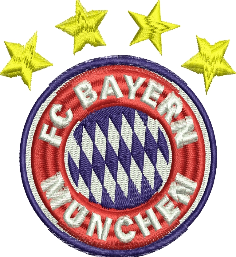 Вышивка лого Бавария Мюнхен