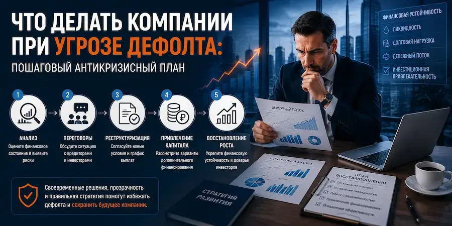 Что делать компании при угрозе дефолта